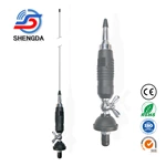 ALAN9 CB Radio Antenna – 27MHz (27.2MHz) 1.5m Stainless Steel Whip Antenna, 4m RG58 Cable for Car & Ham Radio
