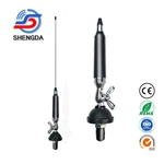 AT1200 Long Range CB Radio Antenna – 26-28MHz HF Mobile Cellular Steel Antenna with Vertical Polarization for Car