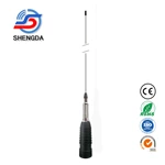 ML145 CB Mobile Antenna – 26-28MHz (27MHz Range) UHF/PL259 Combination Interface, Steel Whip with Omni Radiation
