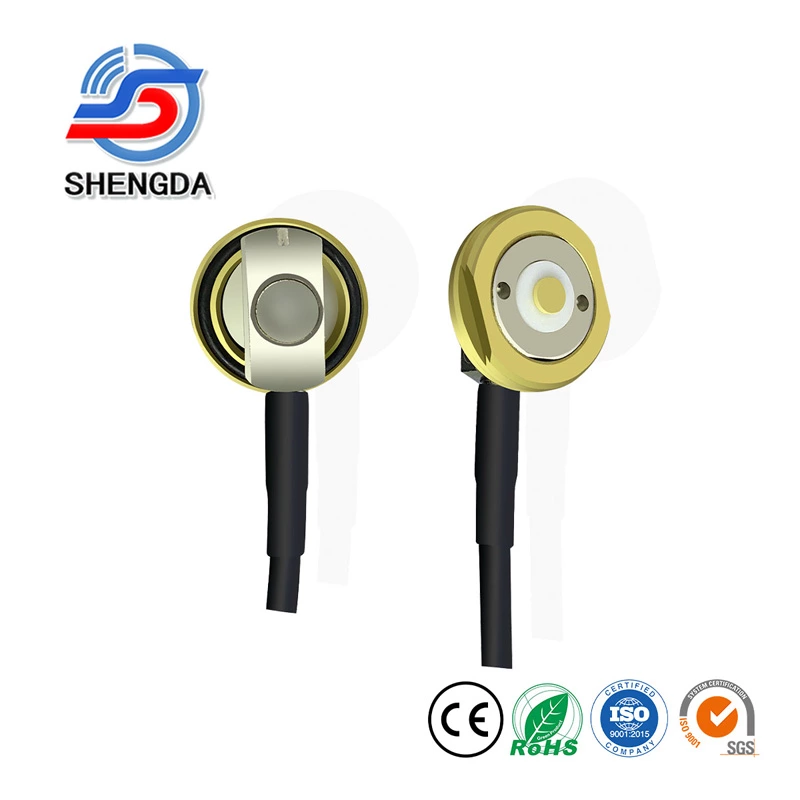 0-6GHz High Frequency NMO Connector – NC1 Alloyed 3/4'' Right Angle Mount Low Profile Crimp Plug for RG58