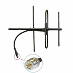 Y400B/3 Digital Base Antenna – 400-470MHz UHF Outdoor Aluminium Alloy Yagi Antenna with Omni Radiation