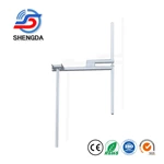 Y88/108F 2 Dipole Yagi Antenna – 88-108MHz 1kW Broadcast TV/FM Antenna (Din7/16 Female + 2way Splitter + 2pcs 1/2'' 3.5m Feeder)