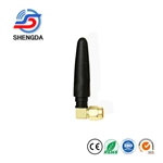 XLJ/4G SMA-Male Antenna – 698-2700MHz Rubber Duck 4G LTE (50mm Small Size, Corner Shape, for WIFI Router)