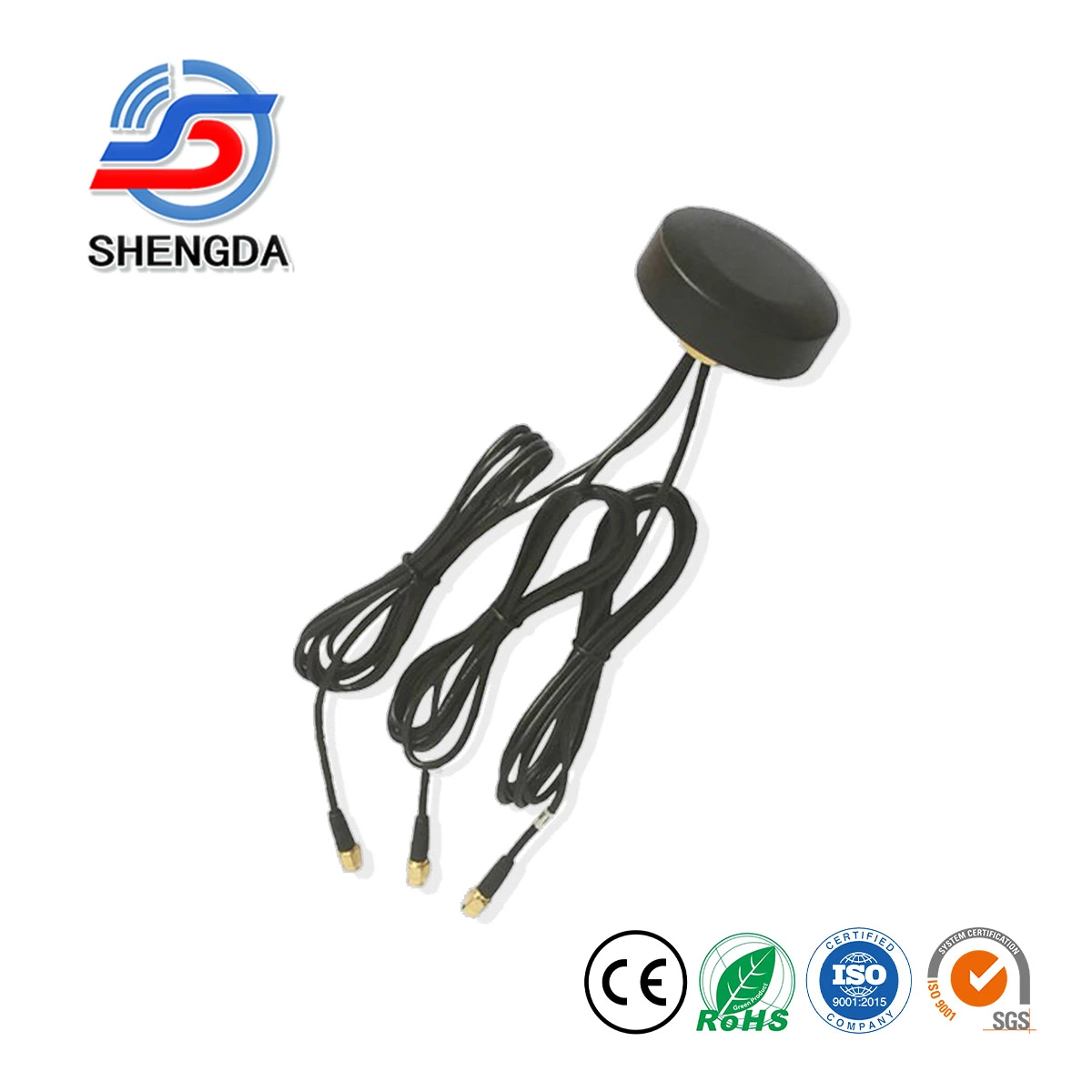3-in-1 Combination Antenna Factory Supply Waterproof Wifi Gps and 4g LTE GPS GSM 2.4GHz