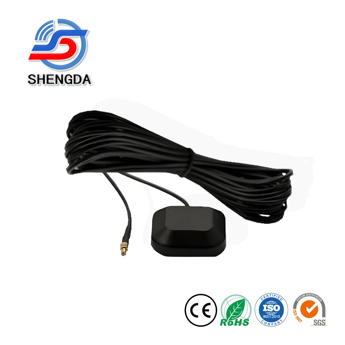 GPS Antenna GPS001 1575.42MHz 28dBi Compatible Multiple Devices Signal Boost Reception Accurate Navigation Magnetic Mount