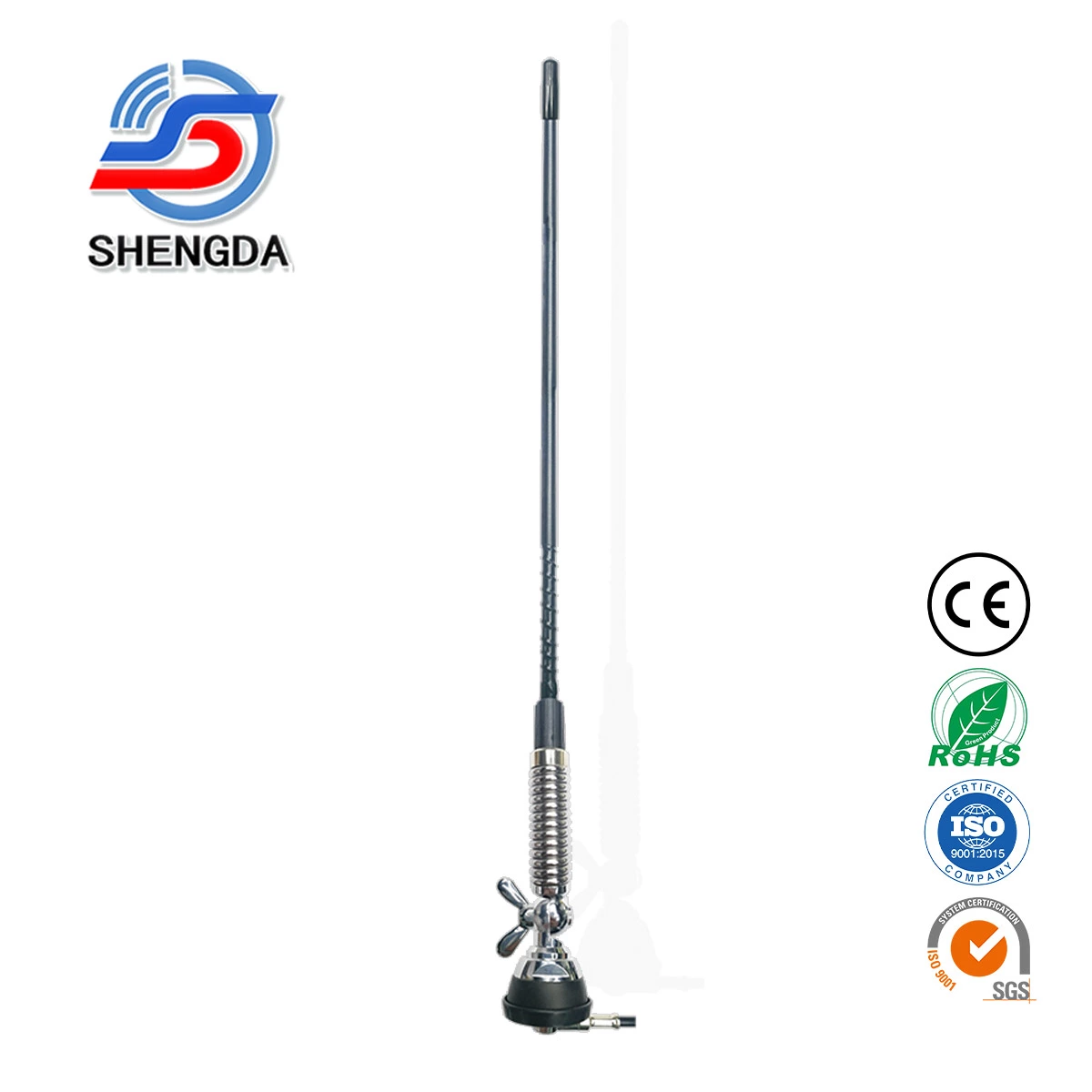 High Performance CB Radio Antenna 710mm 27MHz Cb Mobile Antenna with Flexible Spring for Communication