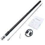 1.3m HF 3-50MHz Antenna and Triple Strong Magnetic Base Tuning Cable Adjustable Frequency Telescopic Off Road Car Antenna