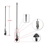 27D-95 CB Radio Antenna – 27MHz 70mm Mobile Car Antenna with Helical Spring & DV Connectors for Car Communication