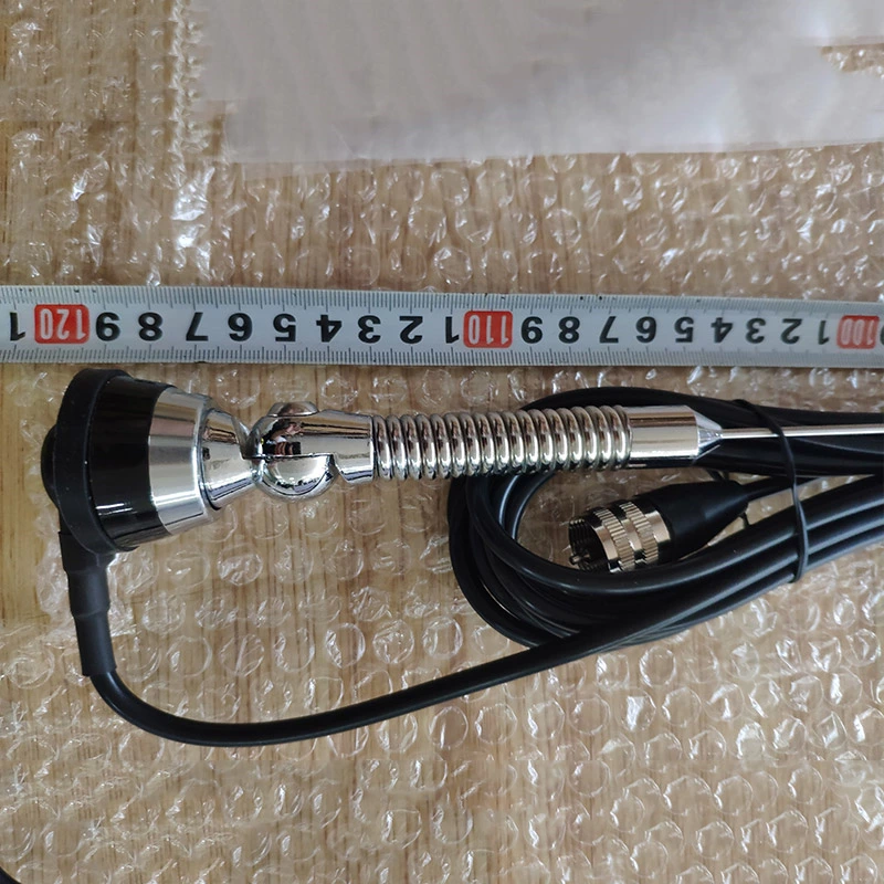 Car Radio Mobile Antenna 2.5dBi VHF 26-55MHz Stainless Steel Whip 1410MM for Long Range Wireless Communication Device