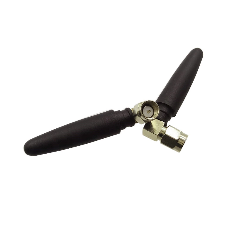 Rubber Duck 4G LTE Antenna 50mm Small Size Corner Shape 698-2700MHz With SMA-Male Connector WIFI Router