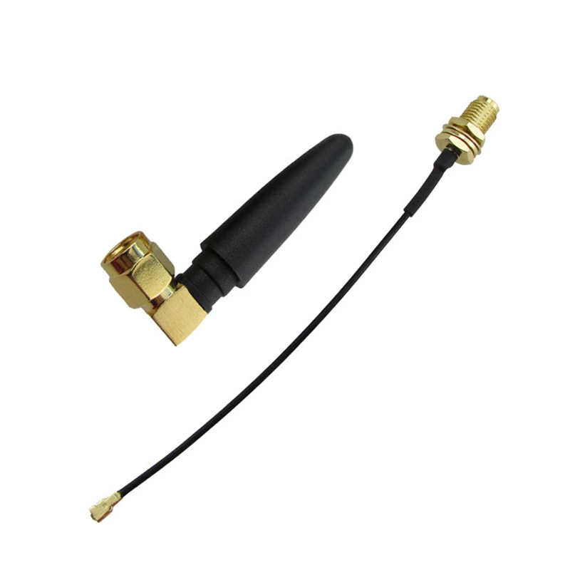 Rubber Duck 4G LTE Antenna 50mm Small Size Corner Shape 698-2700MHz With SMA-Male Connector WIFI Router