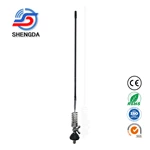 27D-95 CB Radio Antenna – 27MHz 70mm Mobile Car Antenna with Helical Spring & DV Connectors for Car Communication