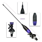 Super9 Offroad CB Antenna – 26-28MHz 155cm Red/Black Whip, PL259 Connector for Mobile Car Radio