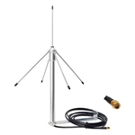 433/868MHz Umbrella Outdoor Antenna – Omnidirectional Stainless Steel with Ground Plane & L Bracket