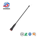 SD-669CR 136-174MHz VHF Handheld Antenna | 2.0dBi SMA-Female 200mm Two Way Radio Antenna