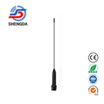 SRH519 144/430MHz Dual Band Combination Antenna | 2.5dBi Soft Whip SMA/BNC Two Way Radio Antenna