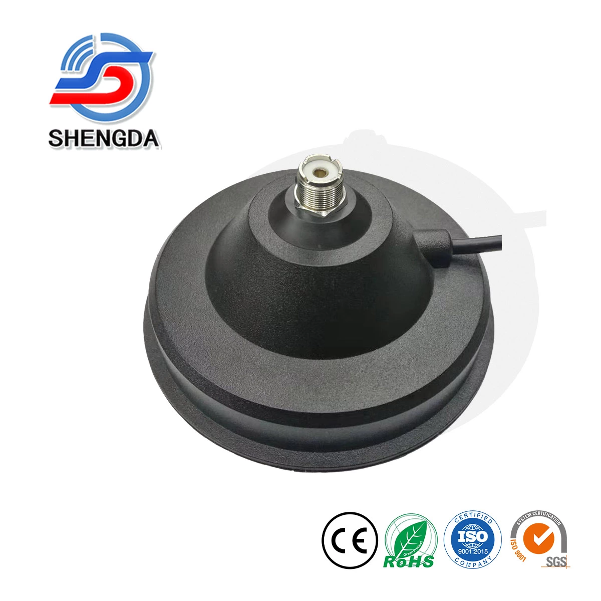 SD110 110mm Magnetic Mount Antenna Base with SO239 Connector 4M RG58 Cable PL259 Car Mobile Antenna Magnet Mount