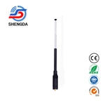 RH775S Telescopic Dual Band 144/430MHz Handheld Antenna | SMA Type 2.15dBi Extendable Two Way Radio Antenna