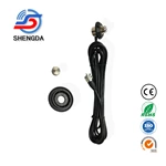 SD-NEW-3-CABLE SO239 Mobile Car Radio Antenna Mount Assembly with 4M RG58 Cable PL259 Connector Heavy Duty Copper Base