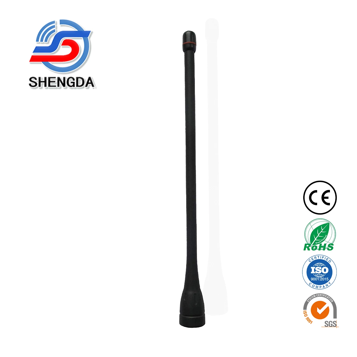 F11 136-174MHz VHF Handheld Antenna | 1.8dBi I-COM Compatible 160mm Two Way Radio Antenna