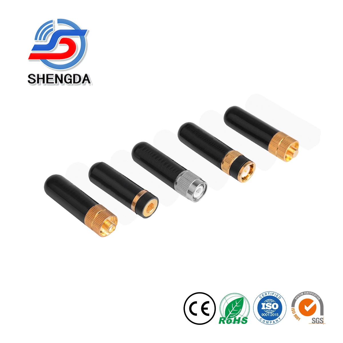 SD-SRH805S 144/430MHz Dual Band Two Way Radio Antenna | 1.8/2.15dBi SMA-Female 5cm Short Antenna