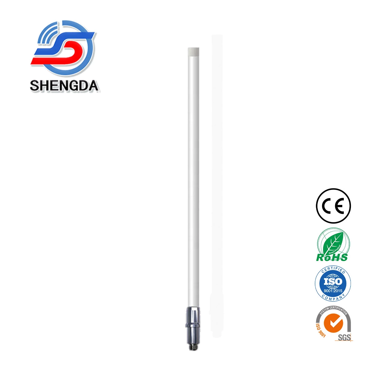 SD-MRF120C 156-163MHz Marine VHF Antenna 4dBi | 1200mm Fiberglass Boat Antenna with SO239 / N-Female Connector