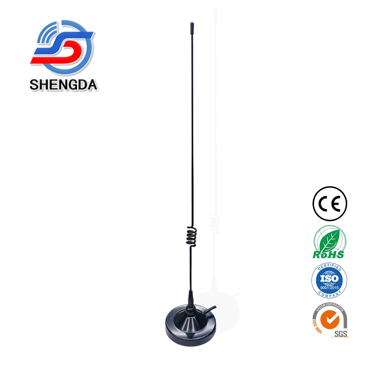 SD90VU Dual Band VHF UHF Magnetic Mount Antenna 144/430MHz 2.5/3.5dBi SMA 50Ω Car Radio Antenna
