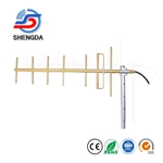 Y400G-6 400-470MHz 6 Element Yagi Antenna 10dBi | UHF Directional Antenna with N-Female & LMR400 Cable
