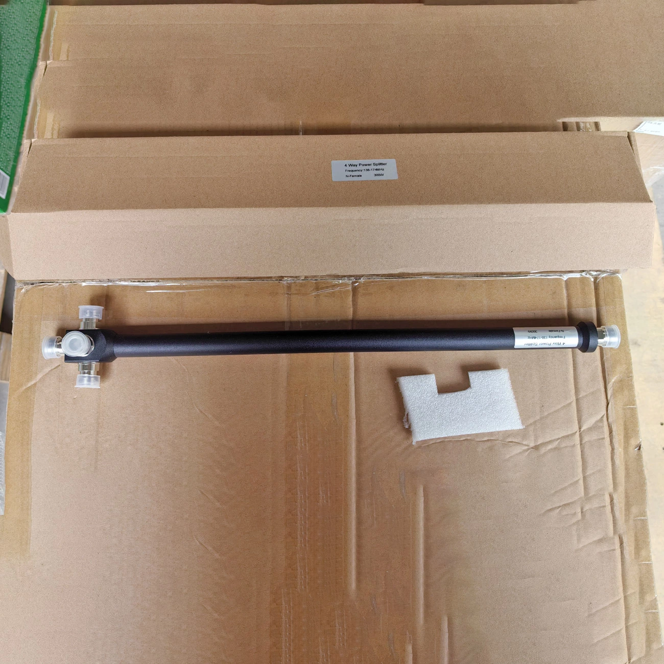 4 Way 138-174MHz FM Power Splitter 300W 50Ω N-Female RF Cavity Divider for FM Transmitter and Dipole Antenna