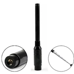 RH775B Telescopic Dual Band 144/430MHz Antenna | SMA-Male 2.15dBi Extendable Handheld Radio Antenna