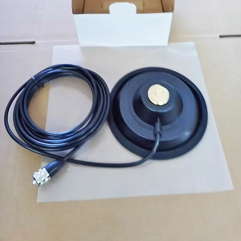 SDNM150 150mm NMO Magnetic Mount Base with 4m RG58 Cable PL259 Strong Magnet Car Antenna Mount