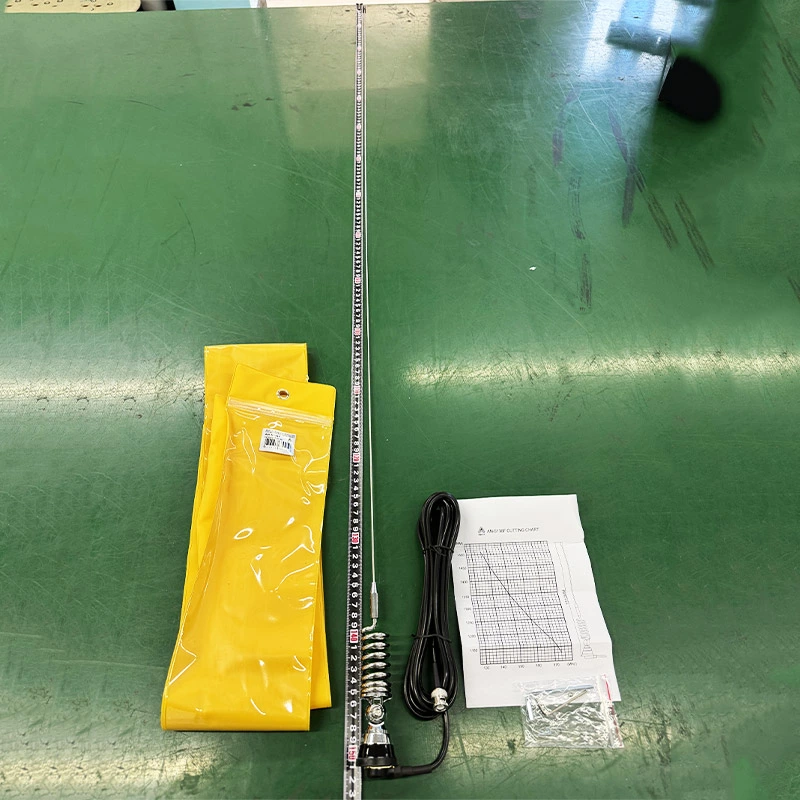 SD-S136F 136-174MHz VHF Mobile Antenna 5.5dBi PL259 with 5m RG58 Cable 100W Vehicle Radio Antenna