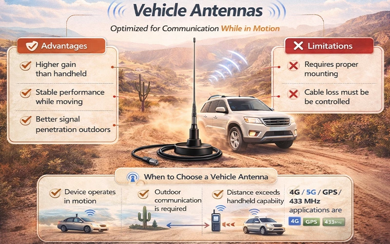 How to Choose the Right Antenna: Handheld vs Vehicle vs Base Station (Complete 2026 Guide)