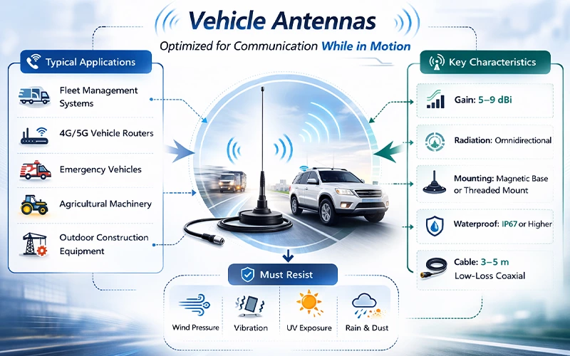 How to Choose the Right Antenna: Handheld vs Vehicle vs Base Station (Complete 2026 Guide)