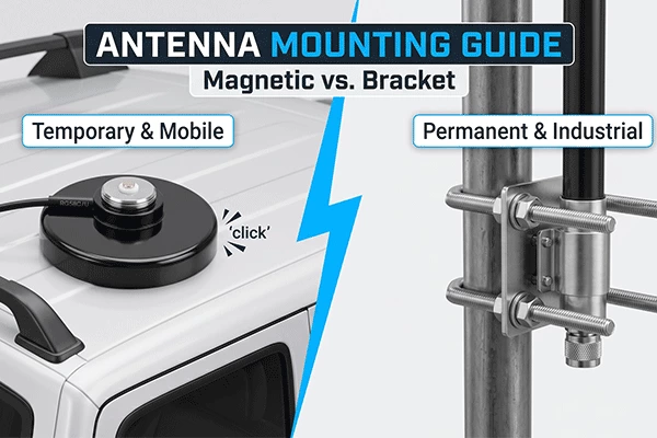 Magnetic Bases vs. Bracket Mounts: How to Choose the Right Antenna Mounting Solution