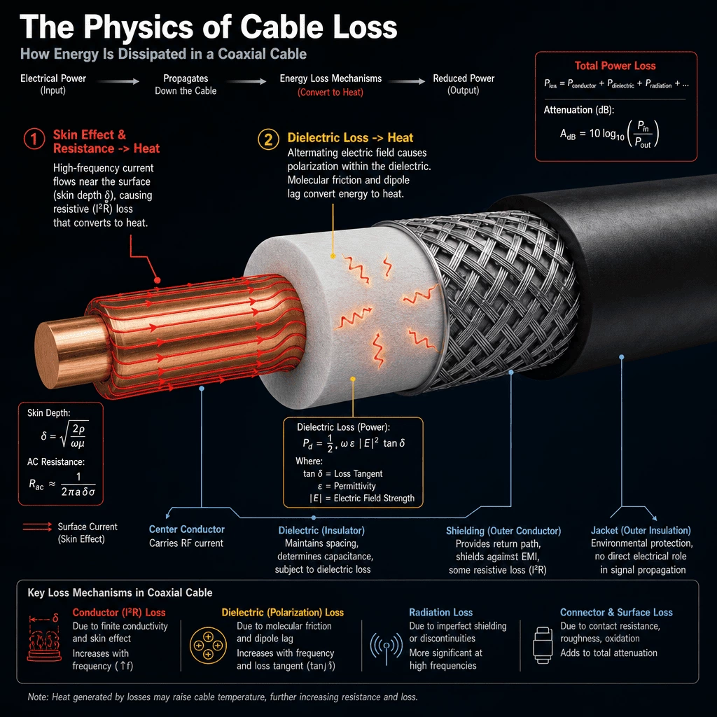 How Coaxial Cable Loss Affects Your Antenna Performance